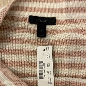 Boat neck, 3/4 sleeve, cotton sweater, NWT